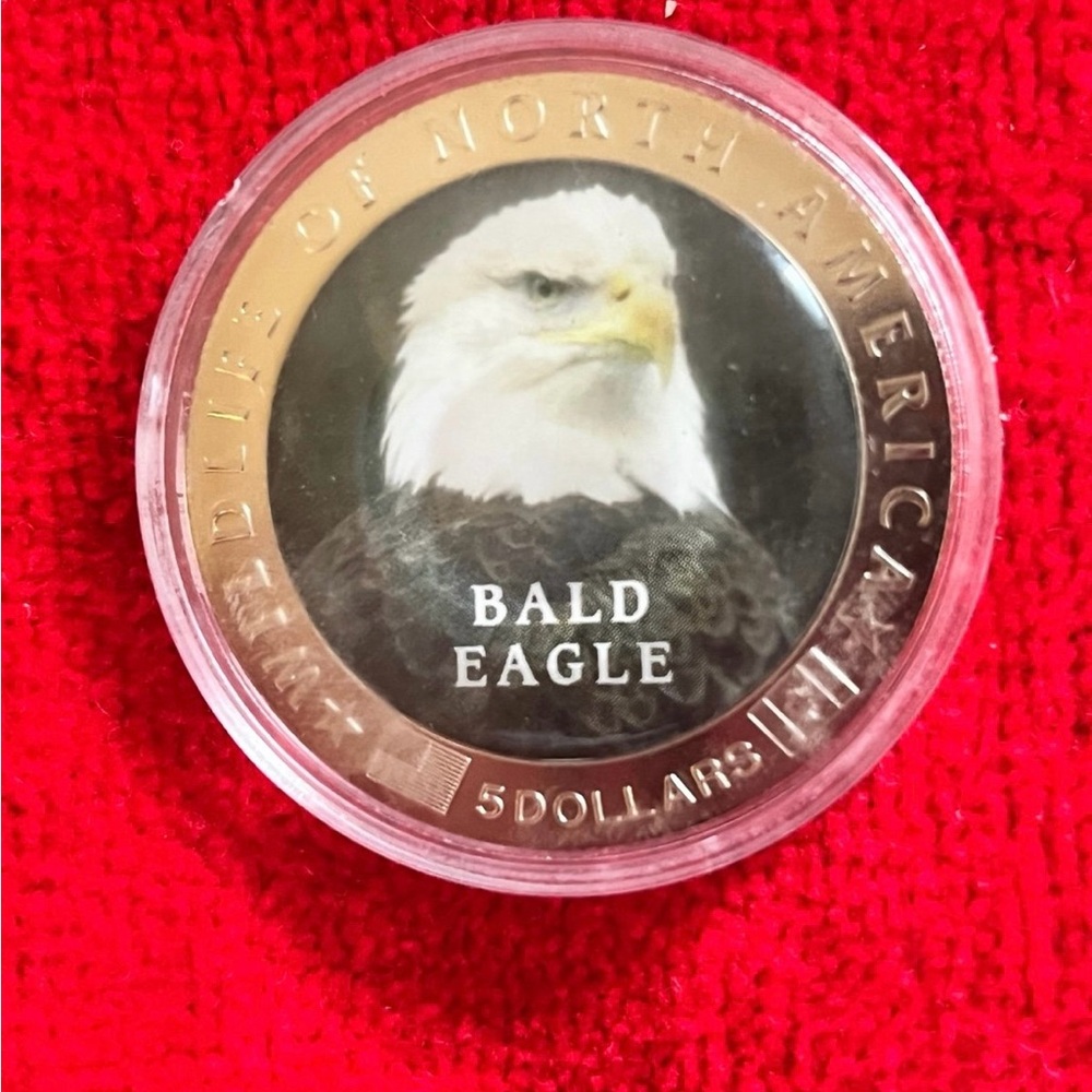 2000 Bald Eagle Wild Life of North America $5 Liberia Issue Collector’s Coin